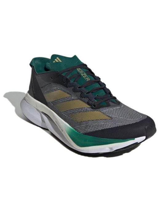 Adidas Blue Adizero Boston 12 'Aurora Ink Matte' for men