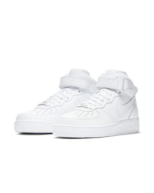 Nike White (Wmns) Air Force 1 '07 Mid 'Triple'