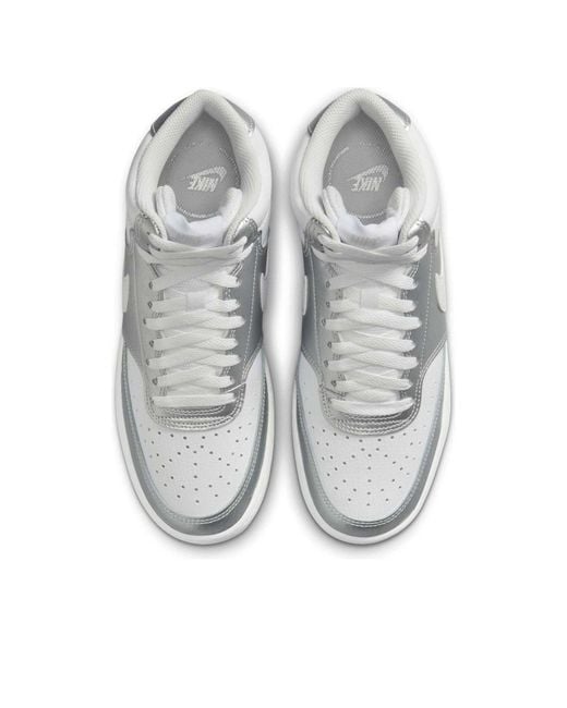 Nike White (Wmns) Court Vision Mid