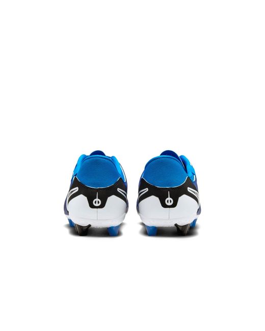 Nike Blue Tiempo Legend 10 Academy Artificial-Grass Low-Top Soccer Cleats for men