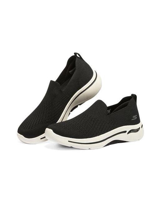 Skechers Black (Wmns) Go Walk Arch Fit Slip On