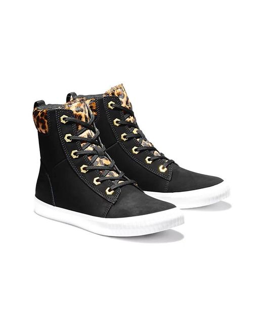 Timberland Blue (Wmns) Skyla Bay 6 Inch Boot Nubuck Wtih Cheetah Collar'