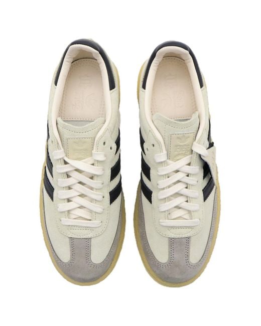 Adidas White X Ronnie Fieg X Clarks 8Th Street Samba 'Kithmas for men