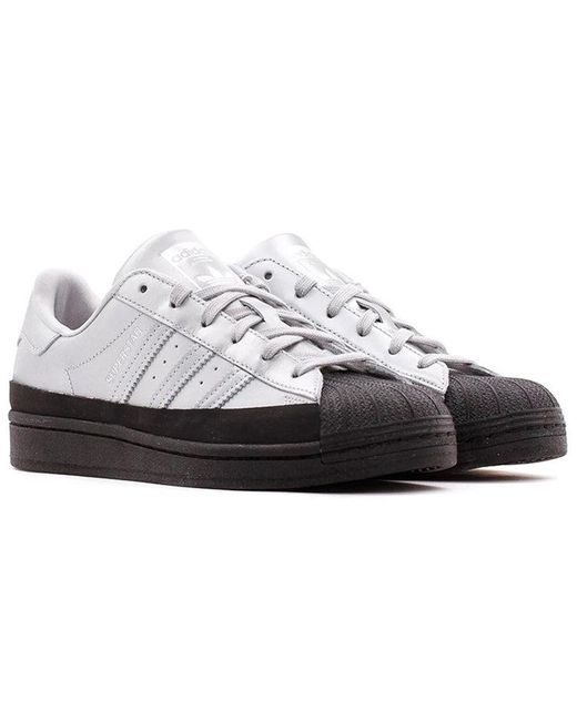 Adidas White (Wmns) Superstar Metallic'