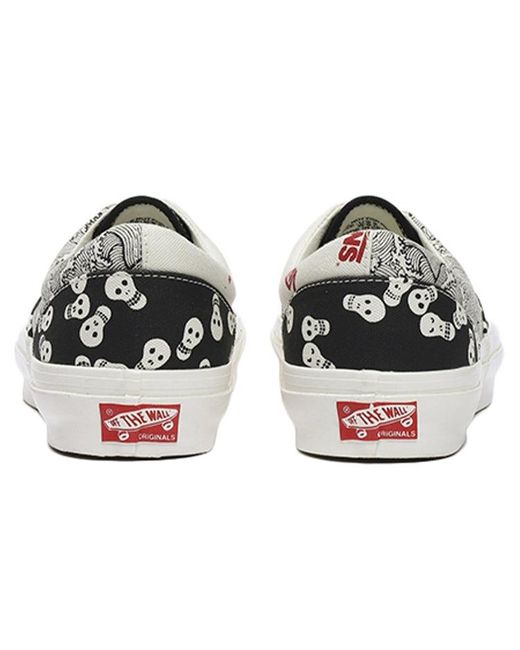 Vans White Og Era Lx Skull Print' for men