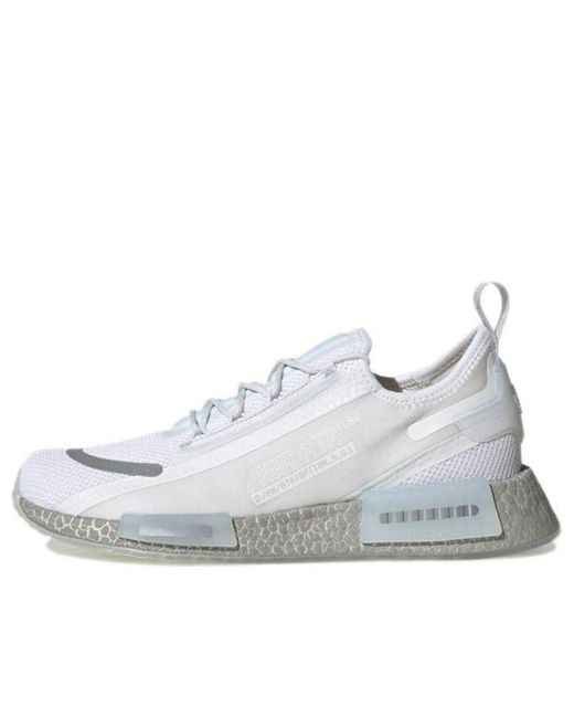 Adidas White Nmd_R1 Spectoo Metallic' for men