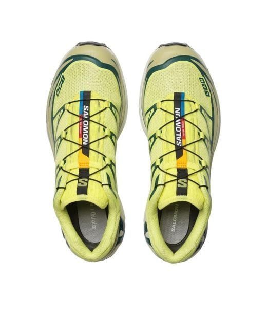 Salomon Green Xt-6 'Lime' for men