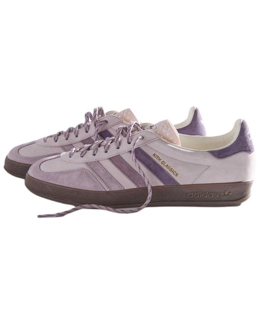 Adidas Purple X Kith Gazelle 'Ash' for men