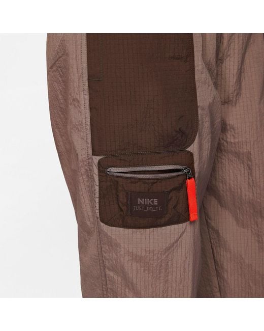 Nike Brown (Wmns) Sportswear City Utility High-Waist Woven Pants