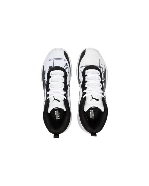 PUMA White Playmaker Pro Courtside for men