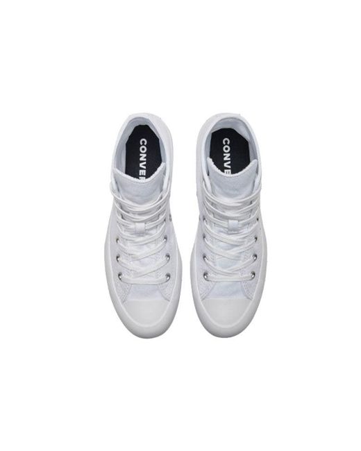 Converse White (Wmns) Chuck Taylor All Star High Lugged