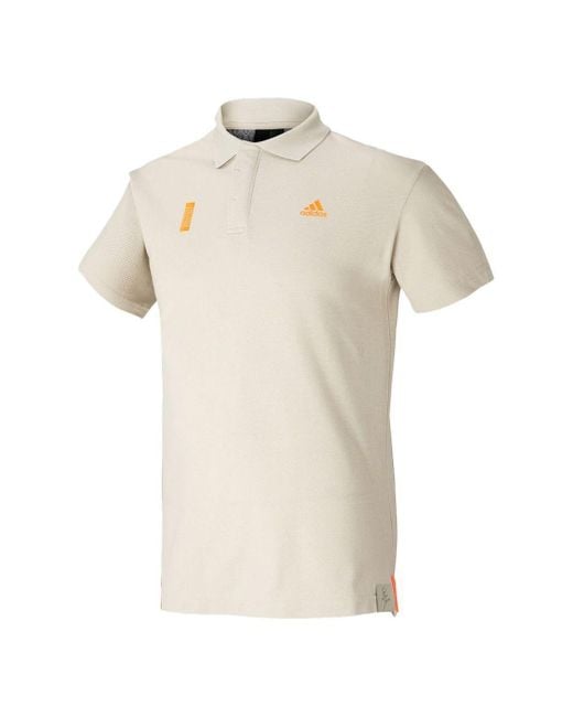Adidas Natural Sports Stylish Short Sleeve Polo Bauxite for men