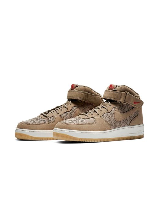 Nike Brown Air Force 1 Mid 07 Premium 'N7' for men