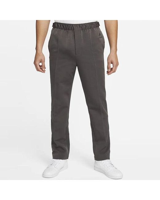 Nike Gray X A Ma Manire Crossover Solid Color Logo Straight Casual Pants for men