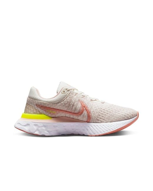 Nike Pink (Wmns) React Infinity Run Flyknit 3 'Sail Light Madder Root'