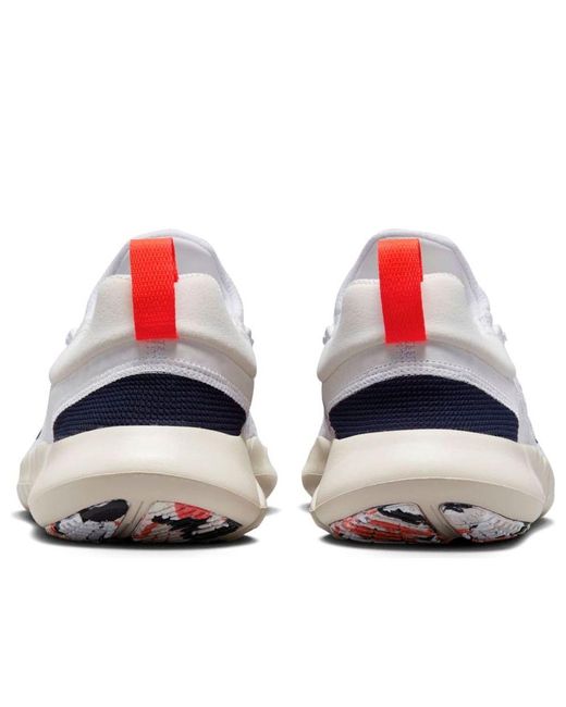 Nike White Free Run 5.0 Next Nature Obsidian Crimson' for men
