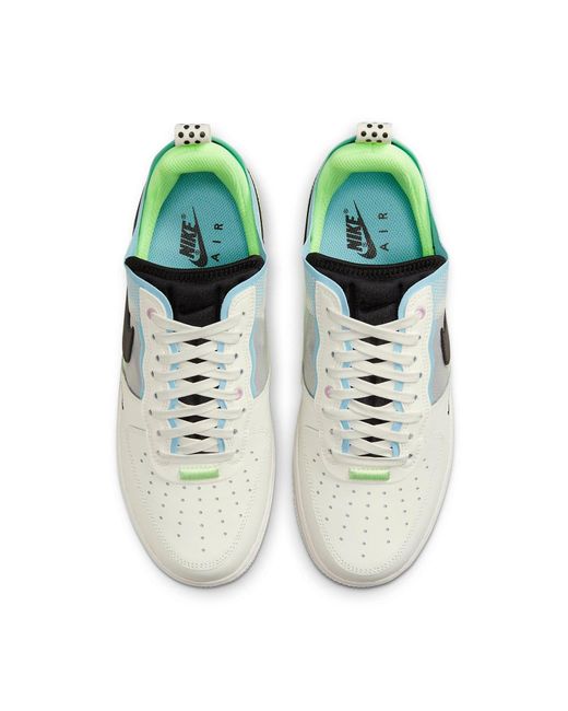 Nike Blue Air Force 1 React 'Sail Barely Volt' for men
