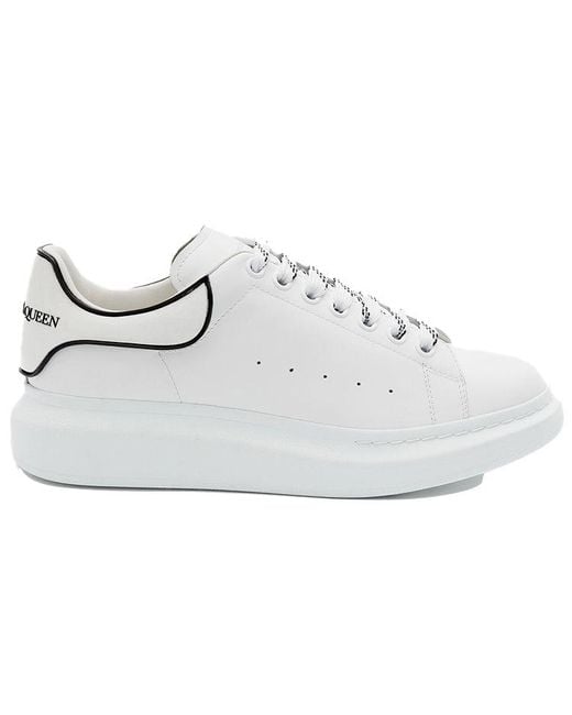 McQueen White Oversized Sneaker Trim' for men