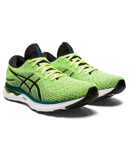 Asics Green Gel-Nimbus 24 'Safety' for men