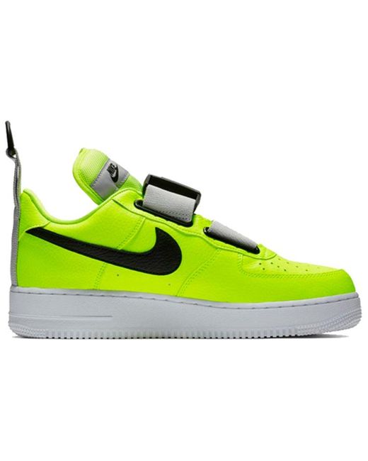 Nike Green Air Force 1 Low Utility 'Volt' for men