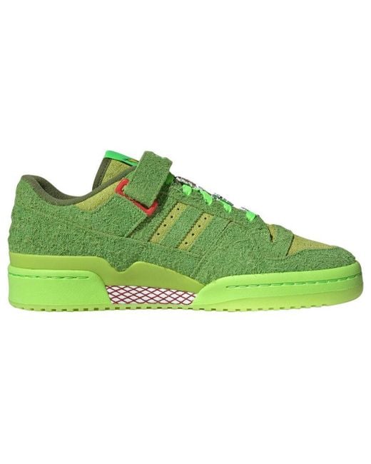 Adidas Green Dr. Seuss X Forum Low 'Grinch' for men