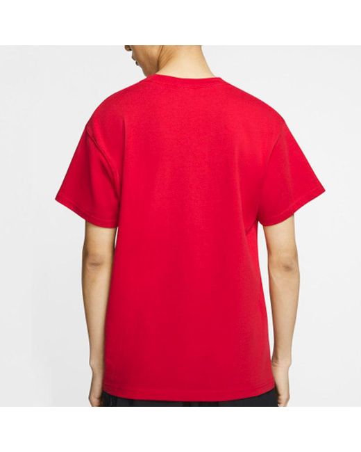 Nike Red Acg Small Logo Casual Short Sleeve Large for men