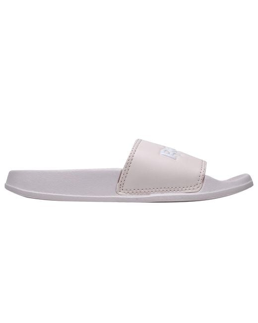 Reebok Red Classic Slide Soft Sole Cozy Flat Heel Sports Slippers