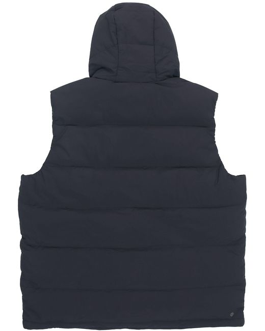 Adidas Blue Helionic Hooded Down Vests for men