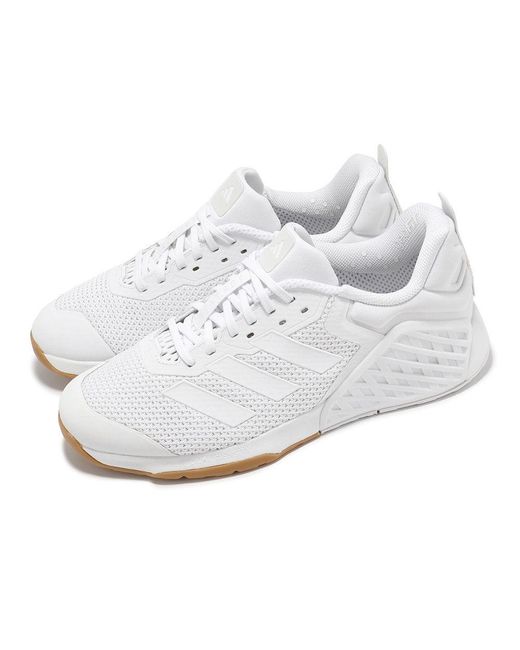Adidas White Dropset 3 Gum' for men