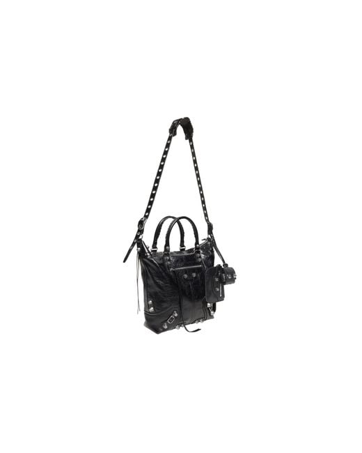 Balenciaga Black Le Cagole Medium Tote Bag for men
