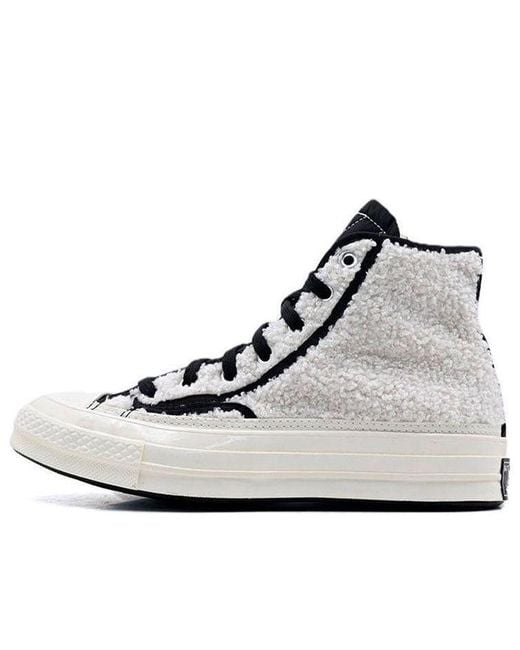 Converse Black Chuck 70 High 'Sherpa for men