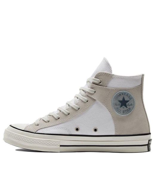 Converse White Chuck 70 Crafted Canvas High Mouse'