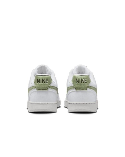 Nike White Court Vision Low Next Nature Oil' for men