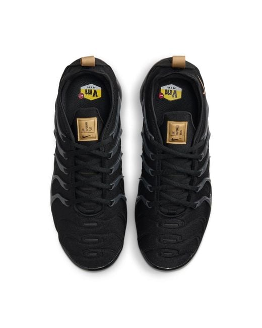 Nike Black Air Vapormax Plus Metallic Anthracite' for men