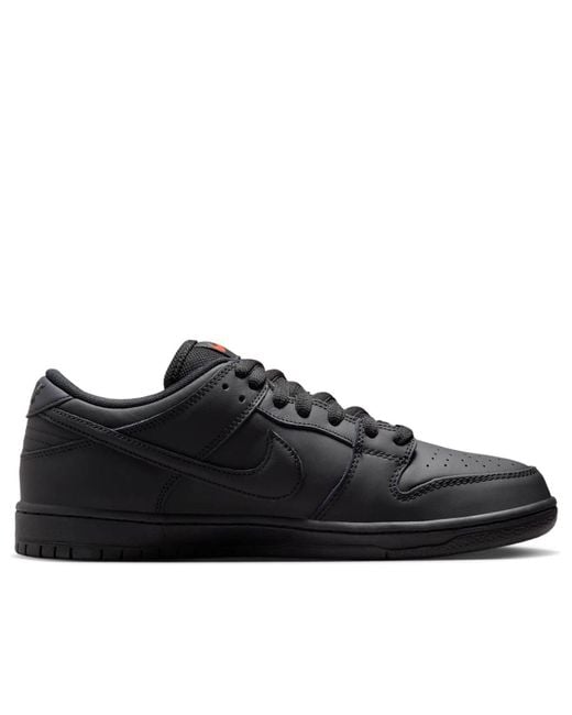 Nike Black Sb Dunk Low Pro 'Triple' for men