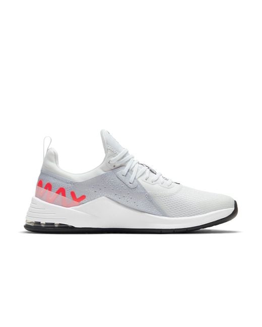 Nike White Air Max Bella Tr Trainer 3 'football Grey Bright Crimson'