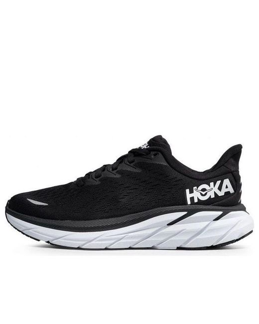 Hoka One One Black Clifton 8 Running Shoes