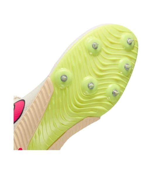 Nike White Air Zoom Rival Multi Spikes 'Sail Light Lemon Twist' for men