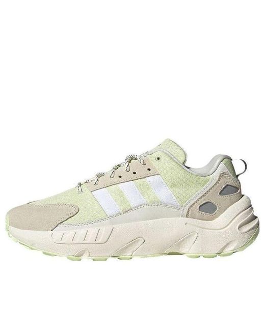 Adidas White Zx 22 Boost 'Sand Tint' for men