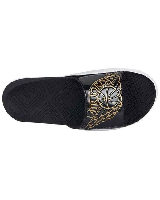 Nike Black Hydro 7 Slide for men