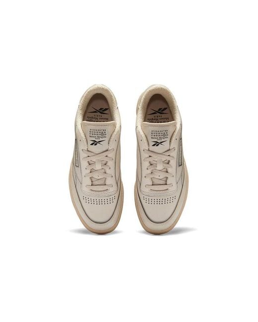 Reebok White Maison Margiela X Club C 'Tan' for men