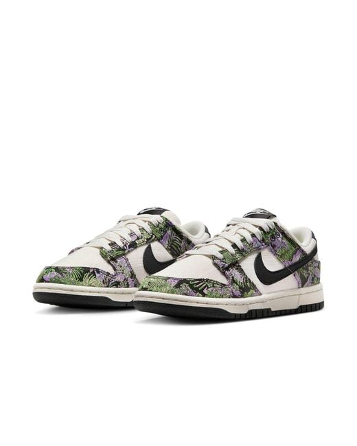 Nike Black (Wmns) Dunk Low Next Nature 'Floral Tapestry'