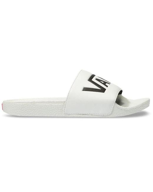 Vans White Slide-On Slippers for men