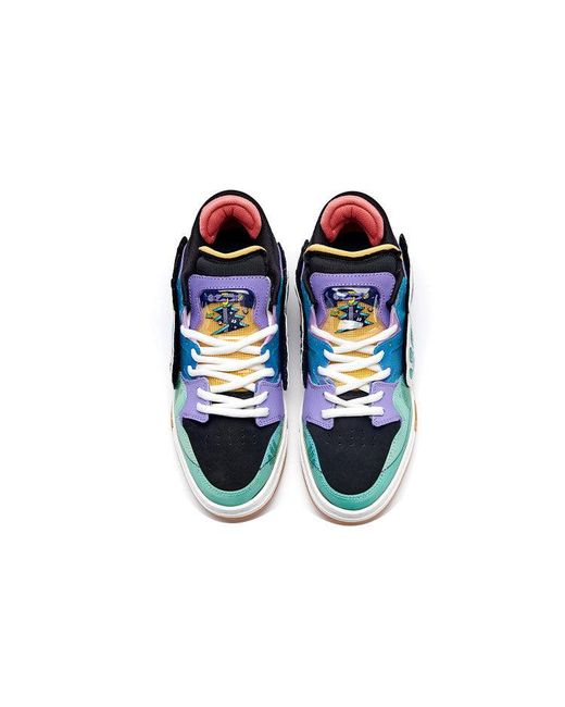 Li-ning Blue X Steven Harrington Weiwu Pro Artist Dual Velcro Patches for men
