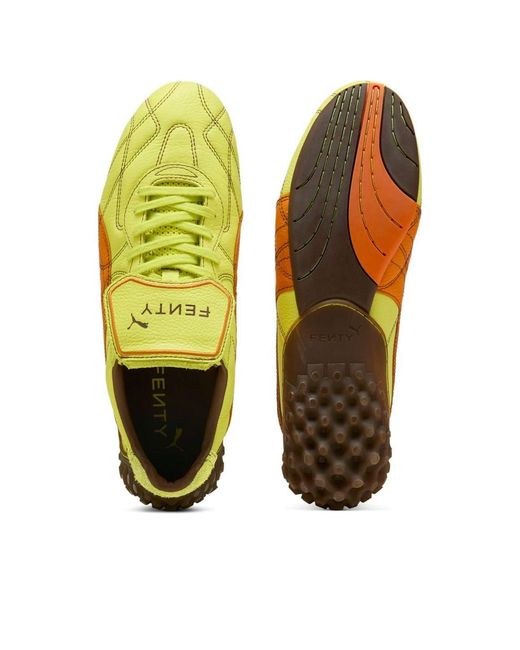 PUMA Yellow X Fenty By Rihanna Avanti Ls Stitched 'Lime Sheen' for men