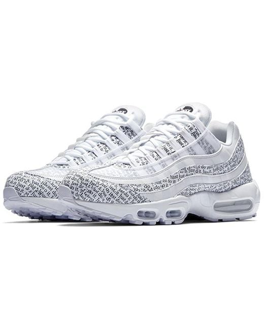 Nike White Air Max 95 'Just Do It' for men