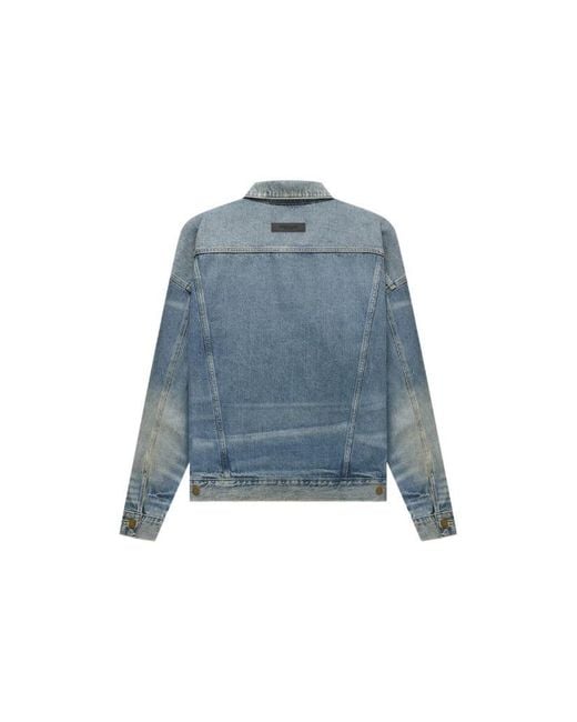 Fear Of God Blue Fw22 Denim Trucker Jacket for men