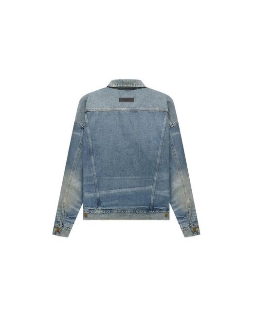 Fear Of God Blue Fw22 Denim Trucker Jacket for men