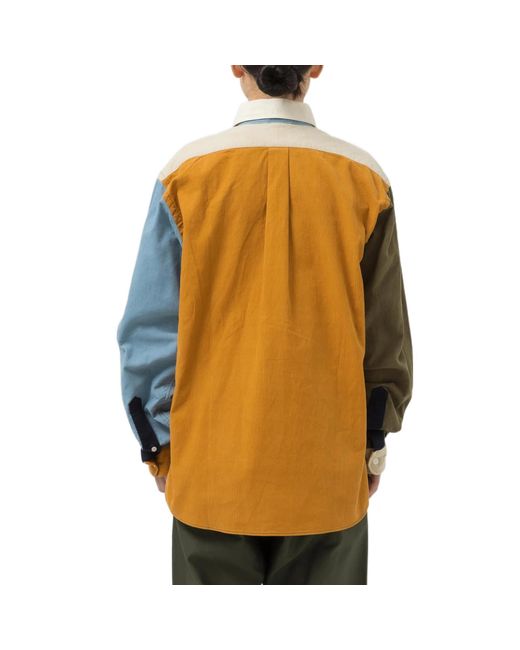 Human Made Blue Crazy Corduroy Shirt for men