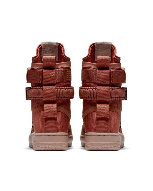 Nike Red (Wmns) Sf Air Force 1 High 'Dusty Peach'